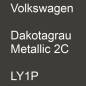 Preview: Volkswagen, Dakotagrau Metallic 2C, LY1P.